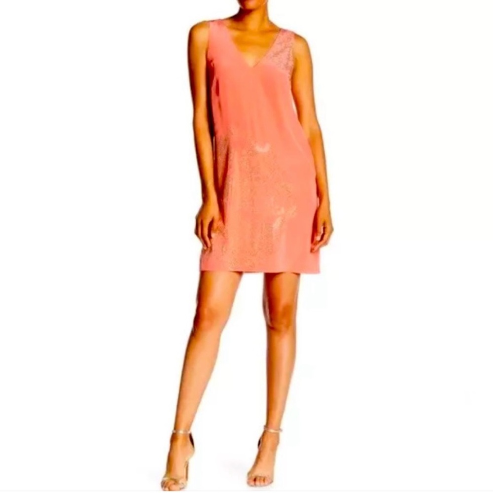 Trina Turk glitteratti studded v neck dress